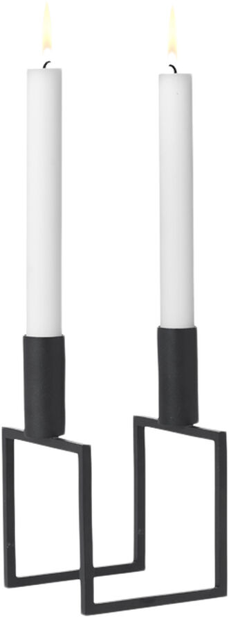 Line, Candle Holder, Black