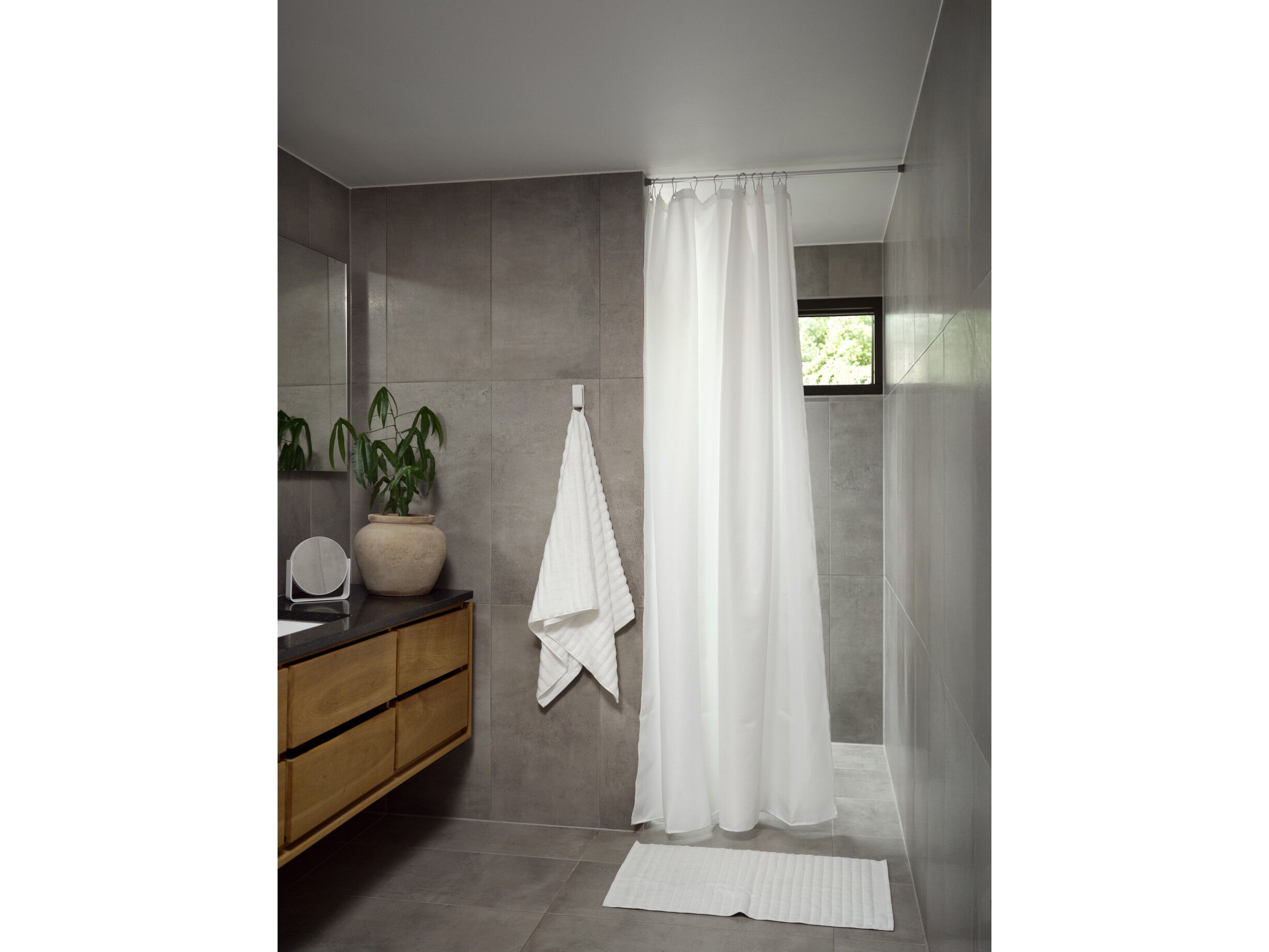 Dusjforheng Lux 180x220 White