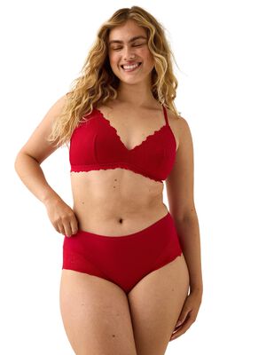 Superbl&oslash;d uvatteret bl&oslash;d bh med mes