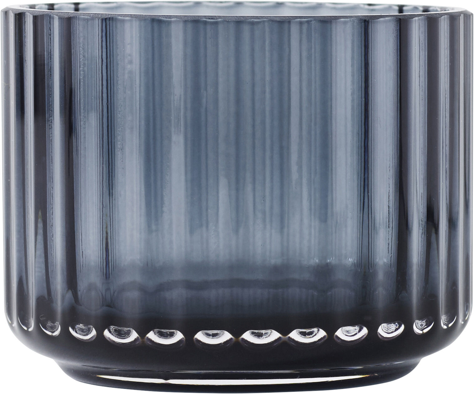 Lyngby tealight holder glas bl&aring;