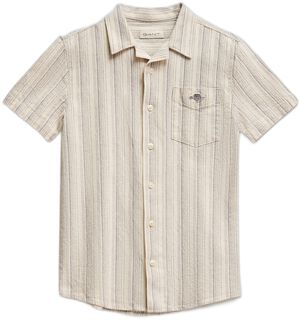 Shield Striped Linen Blend SS Shirt