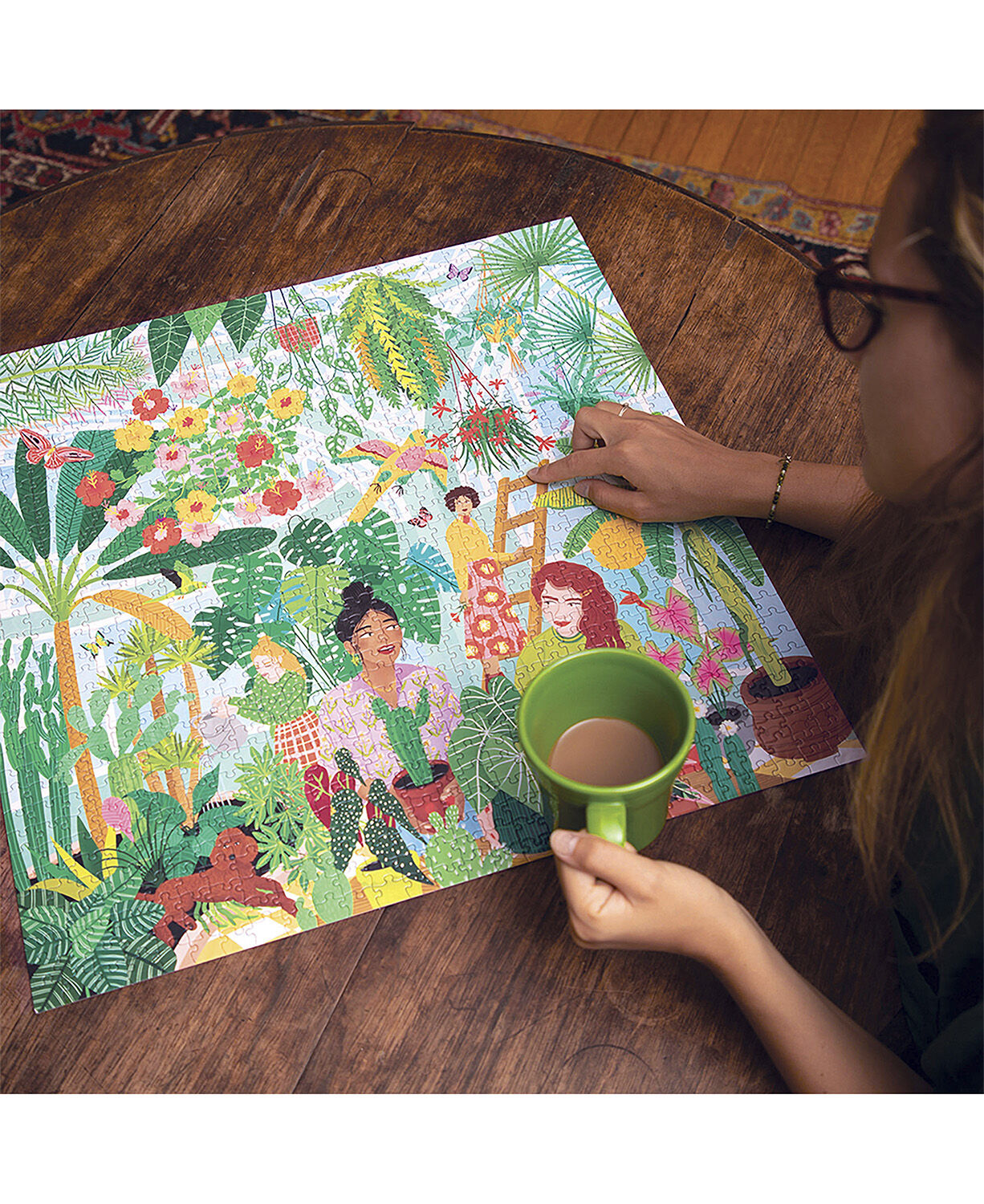 eeBoo - Puslespil 1000 brk - Planter og venner