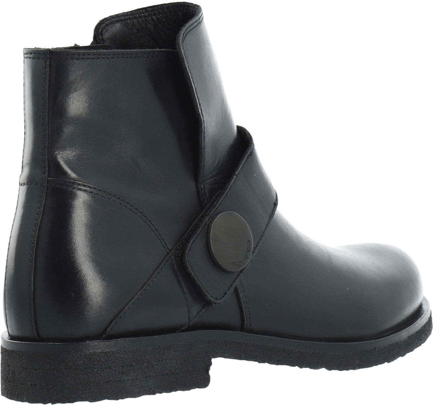 CASFREJA Low Biker Boot Pull Up Leather