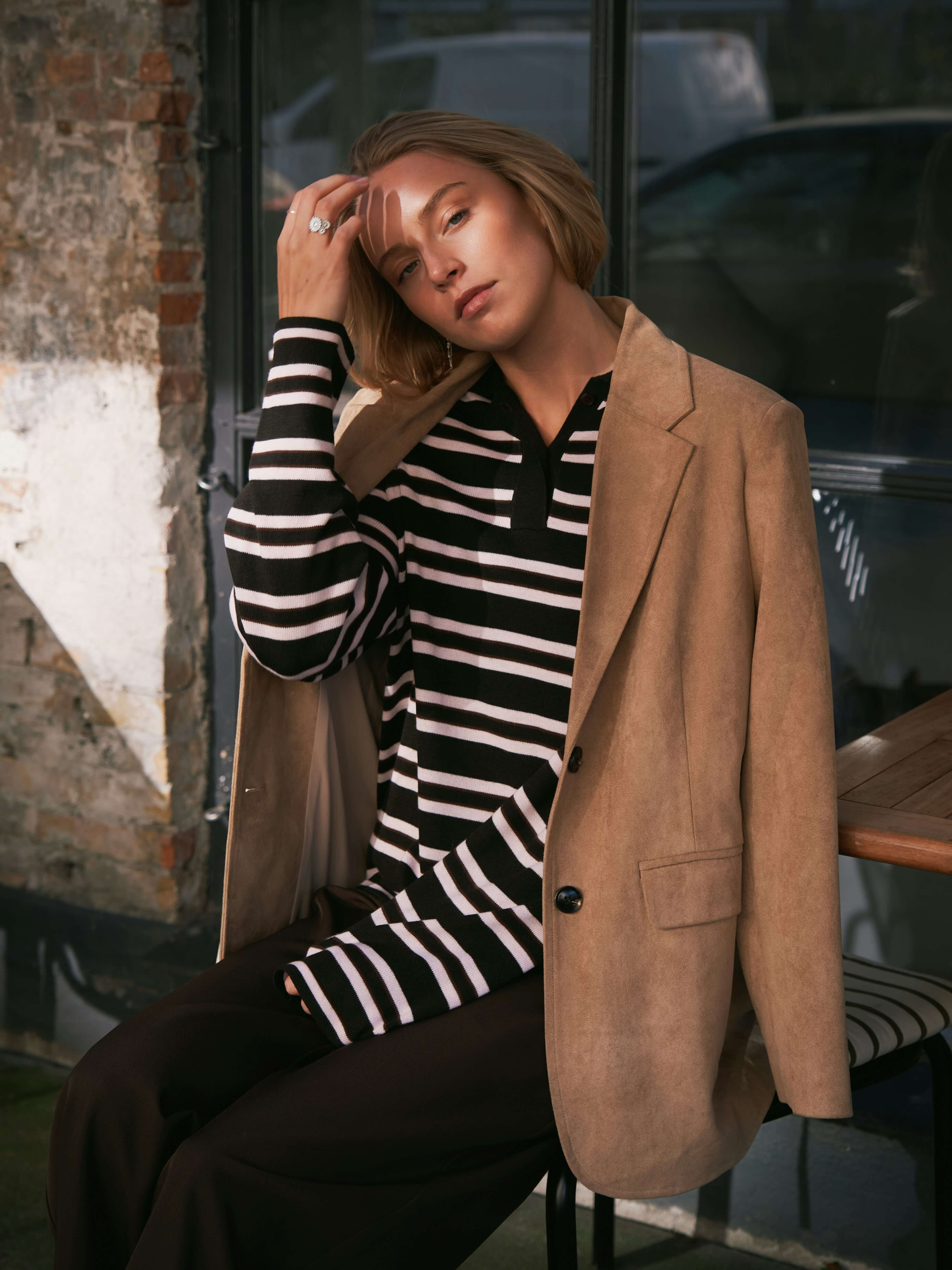 Mala Polo Knit Blouse