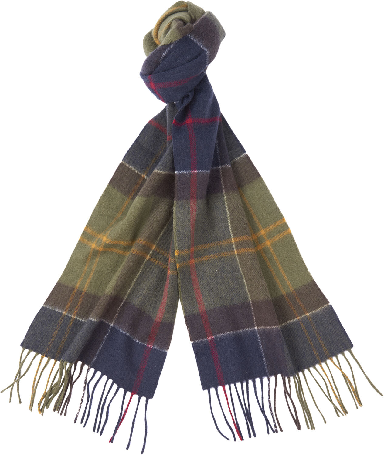 Barbour Tartan Cashmere Scarf