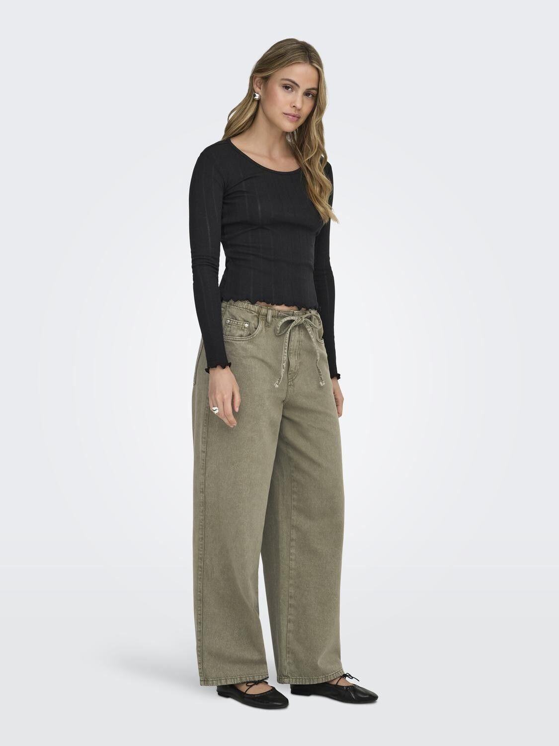 ONLTENNA LIFE O-NECK L/S TOP JRS