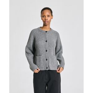 Augusta L/S Cardigan Lambswool Knit