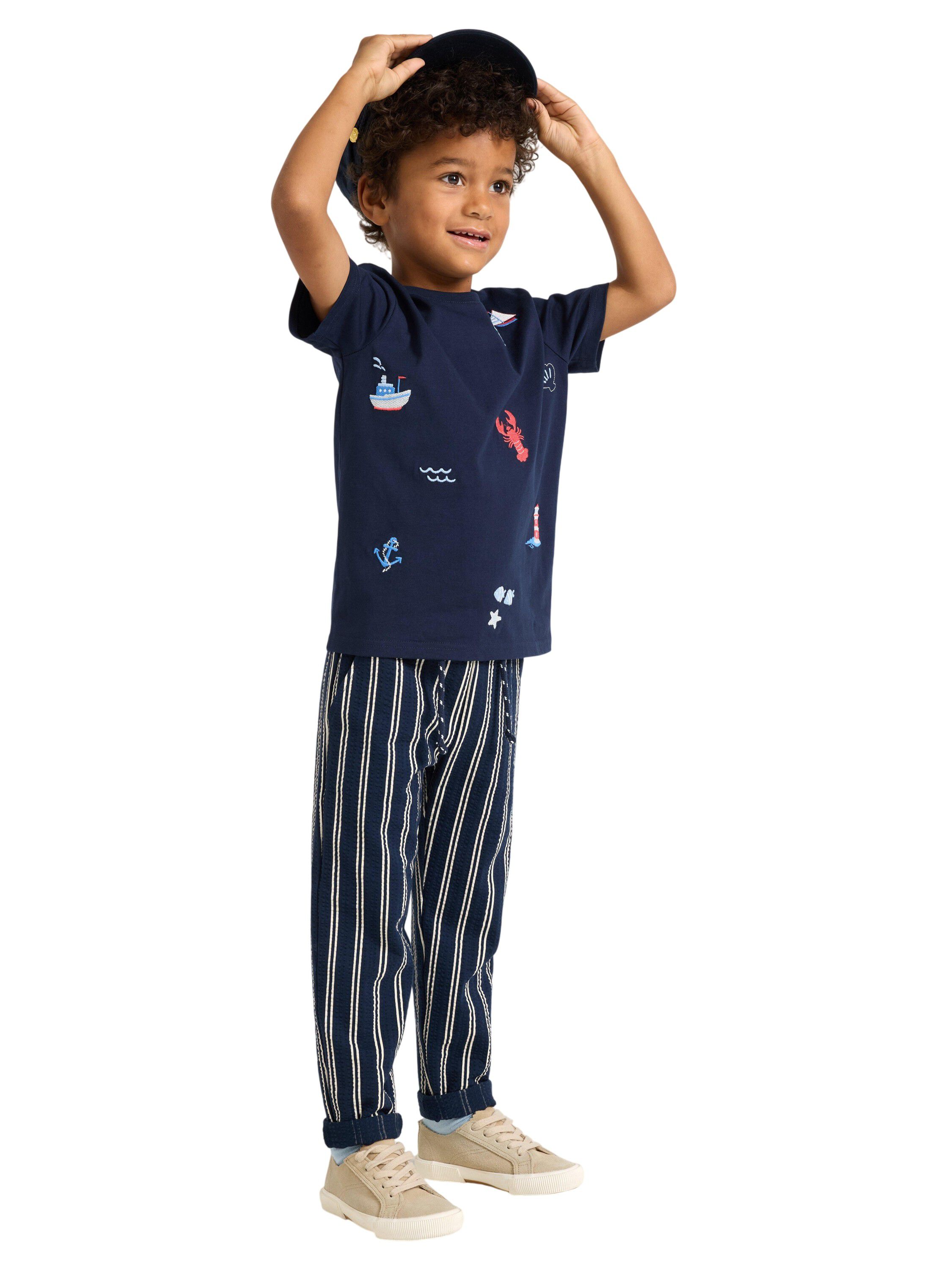 Trousers vertical stripe