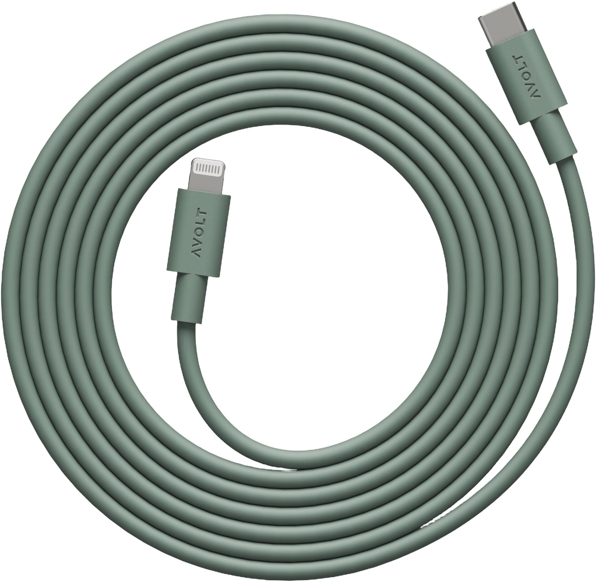 Cable 1 - USB-C to Lightning - Oak Green