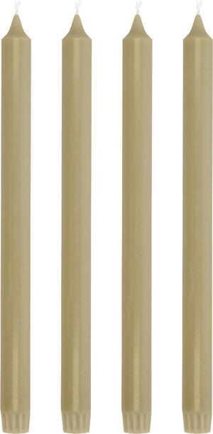Kronlys Aia 30 cm 4 stk. Sand Stearin