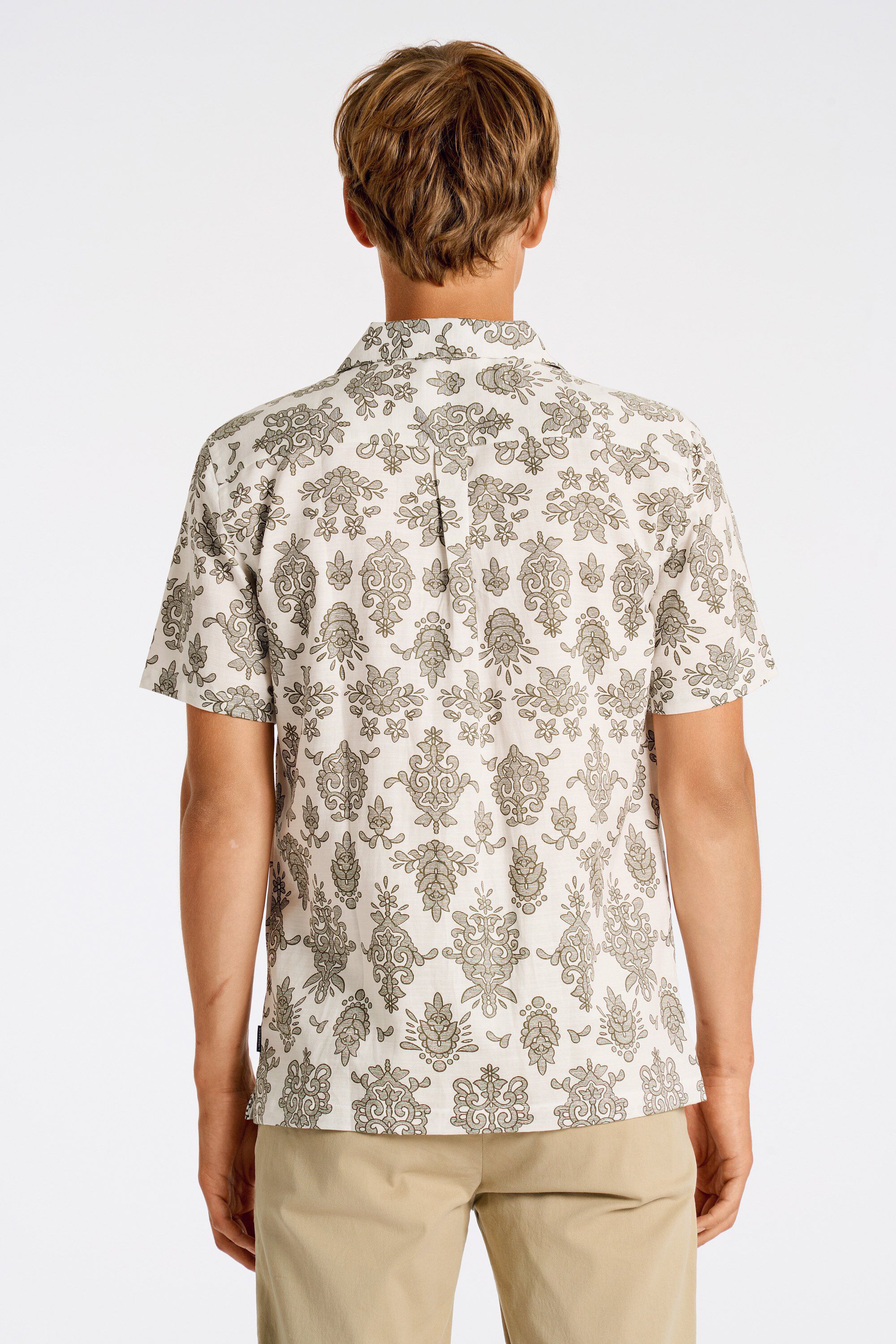 Cotton/Lyocel AOP shirt S/S