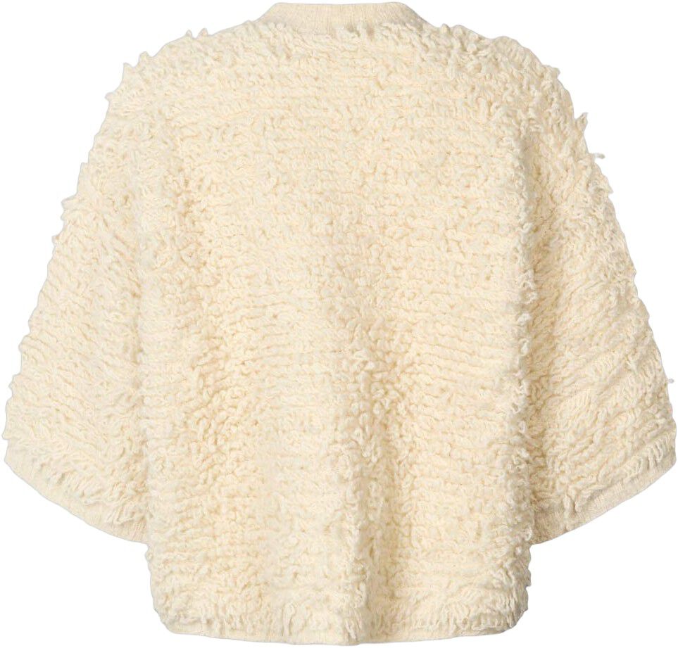Shaggy lam knit cardigan - Alice