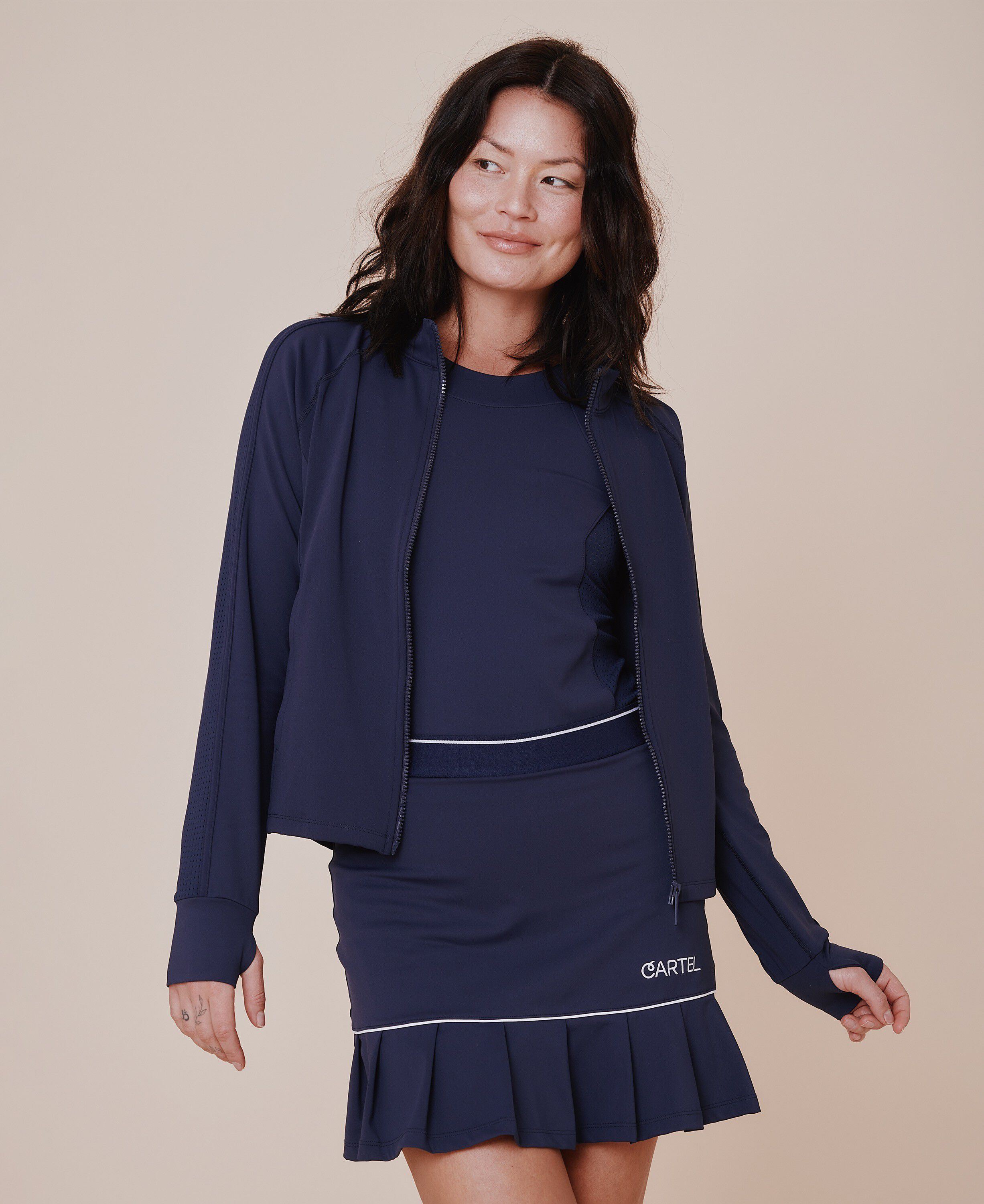 Baseline long sleeve zip jacket - Shell