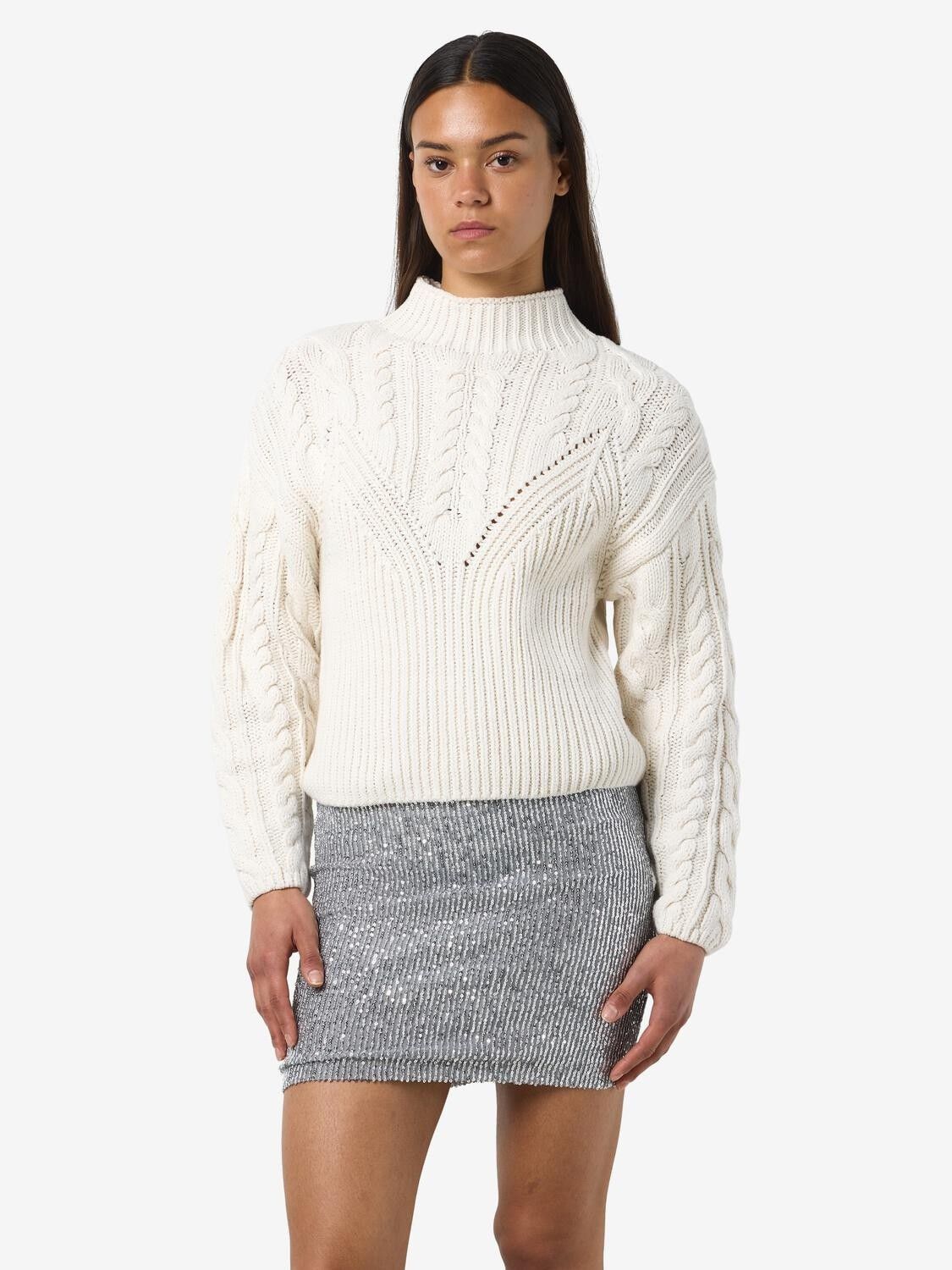 Nmhaysa L/S Cable Knit Fwd