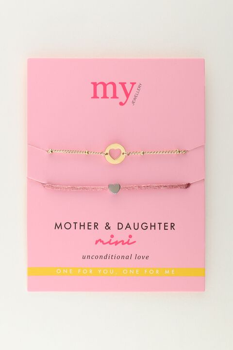 Mother & daughter bracelet mini