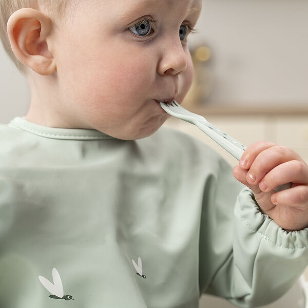 Foodie bestiksæt Happy dots Grøn