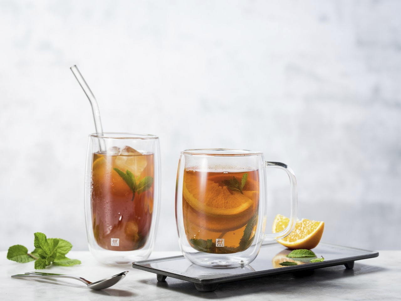 Sorrento Suger&oslash;r med kn&aelig;k i glas, klar