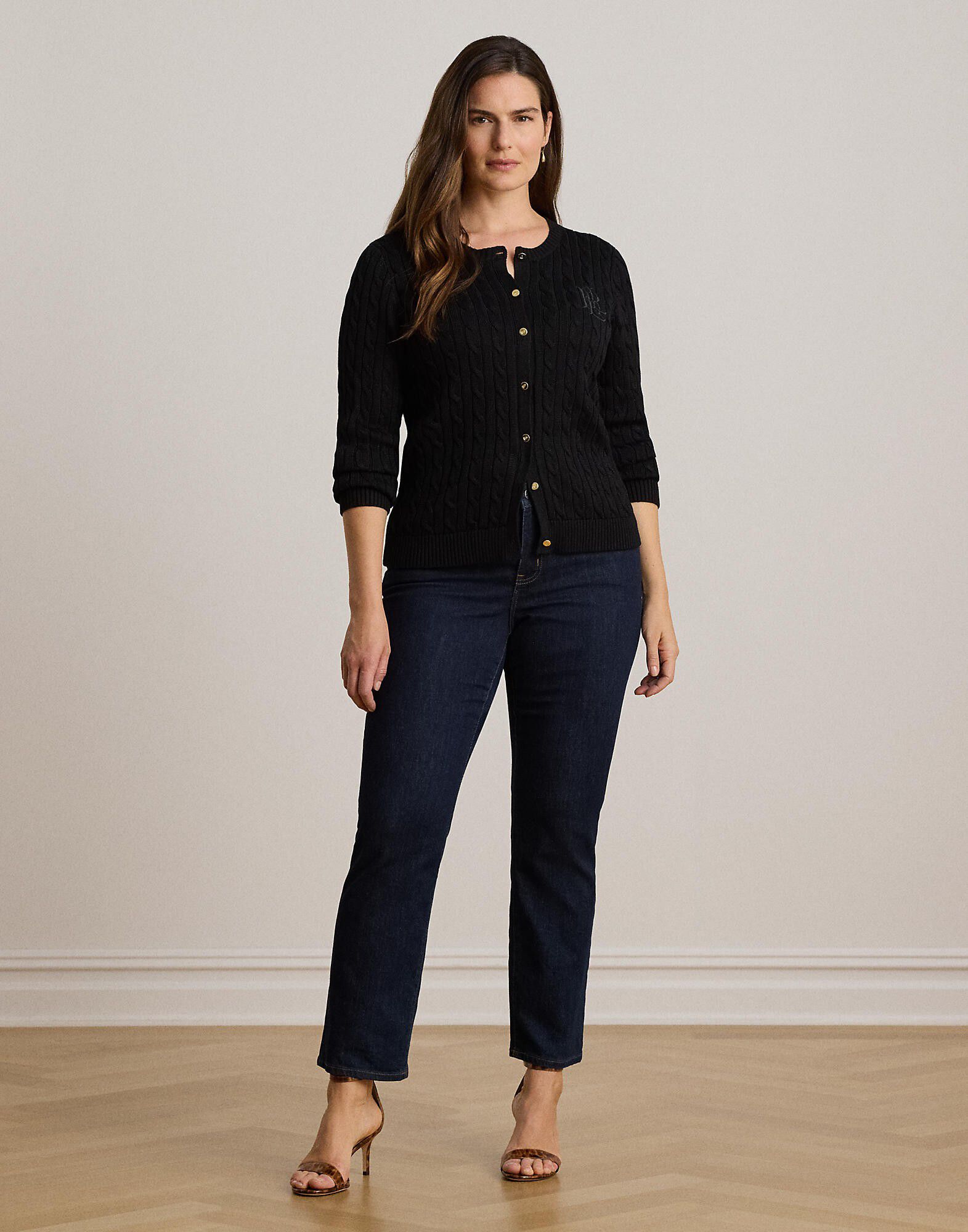 Cable-Knit Cotton-Blend Cardigan