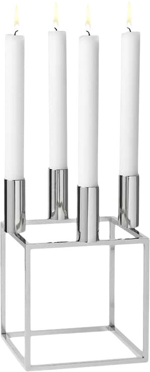 Kubus 4, Candle Holder, Nickel-Plat