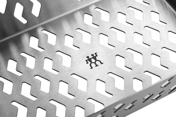 BBQ+ Grillkurv S Sølv Rektangulær