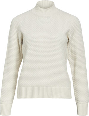 OBJFENYA RE L/S KNIT PULLOVER NOOS