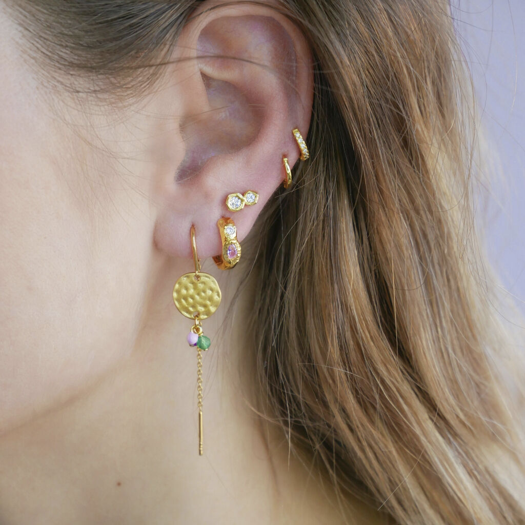 Hoops, Petite Flora 6 mm