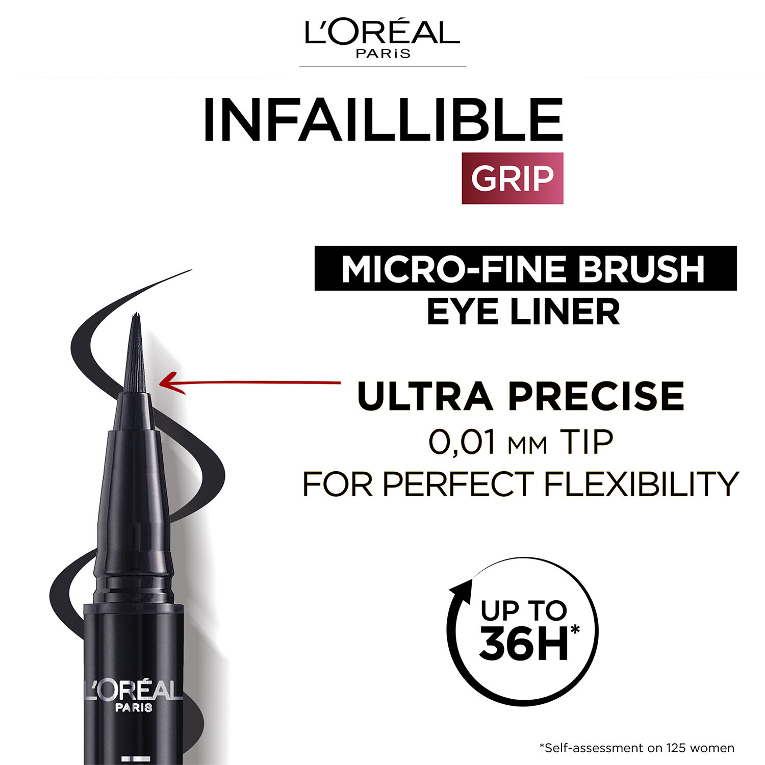 Infaillible Grip 36H Micro-Fine Brush Eyeliner