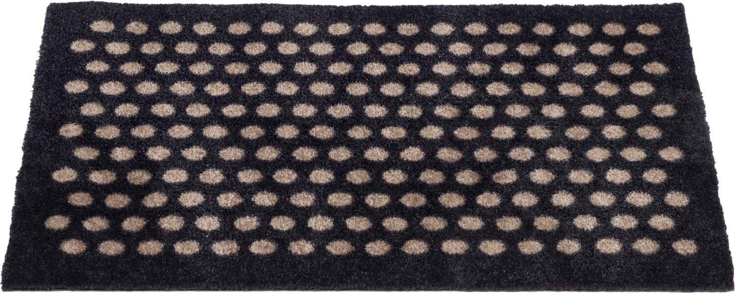 M&aring;tte 40x60 cm, dot sort/sand