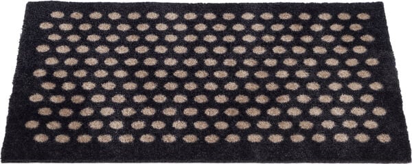 Måtte 40x60 cm, dot sort/sand