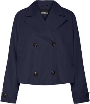 PCSCARLETT LS SHORT TRENCHCOAT NOOS