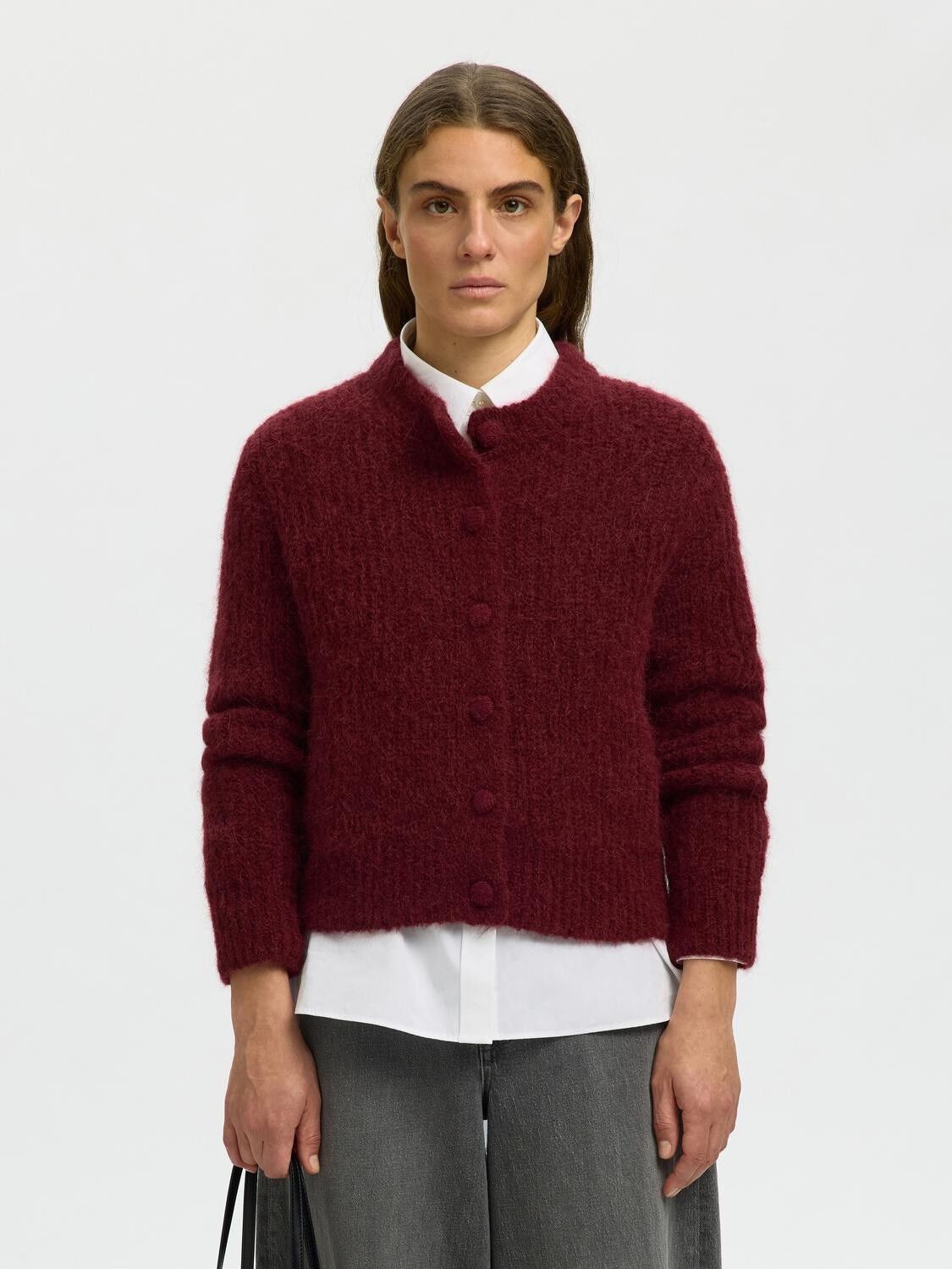 Slwgabriella Ls Button Cardigan Noos