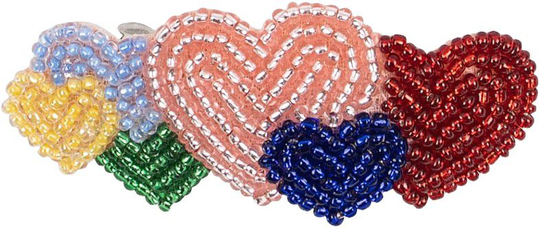 COEUR BEADED HAIR CLIP