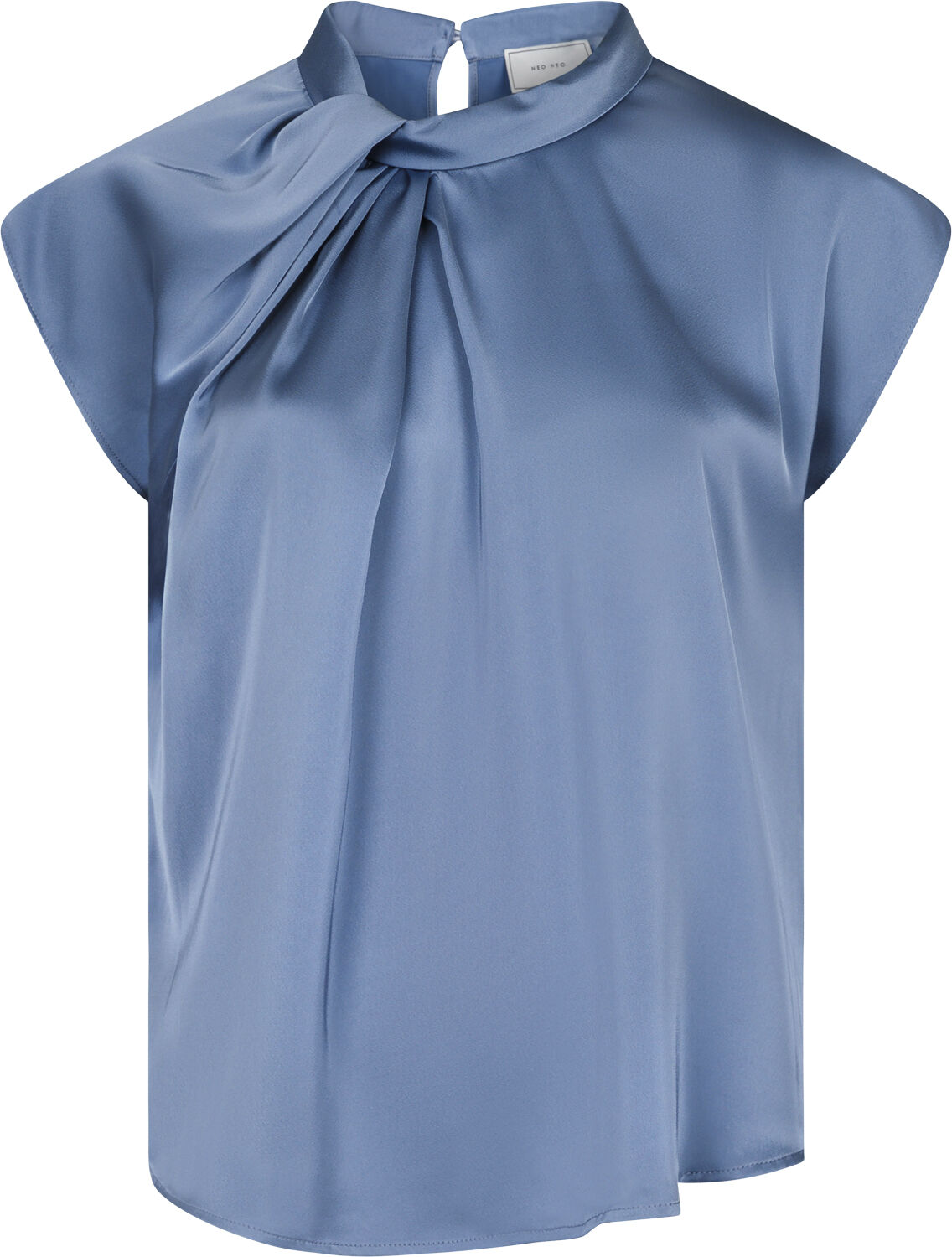 Fleur Drapy Satin Blouse