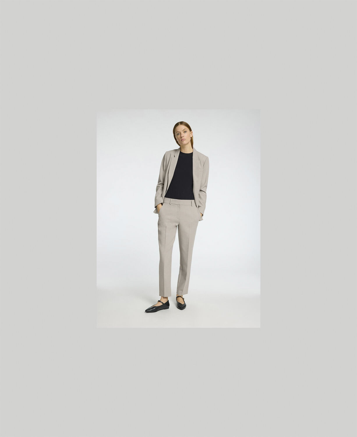 SLFRITA-RIA MW CROP PANT MEL NOOS