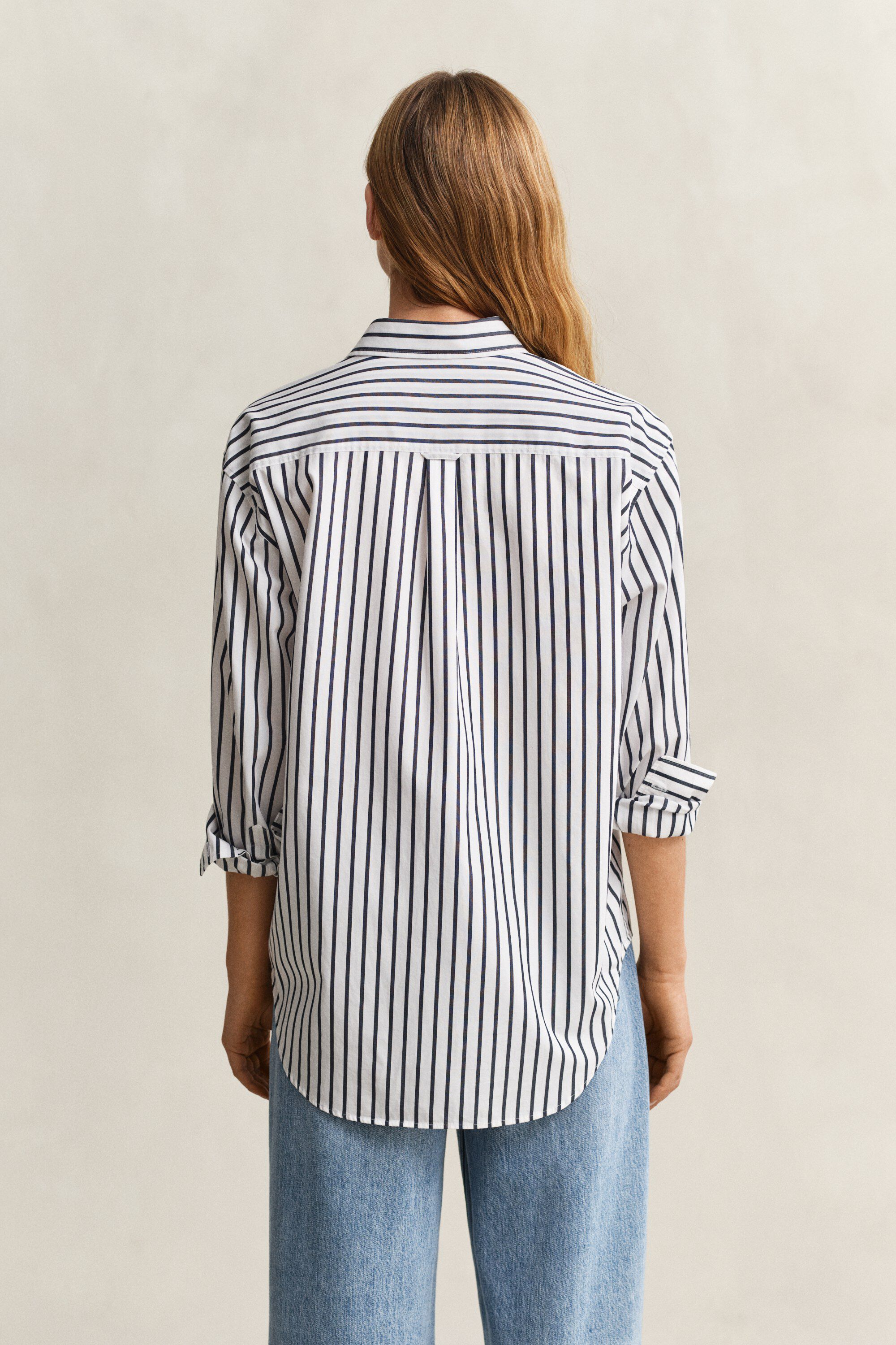 REL CLASSIC POPLIN STRIPED SHIRT