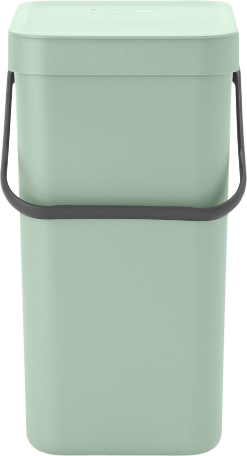 Affaldsspand m/låg sort.kon. 12 ltr