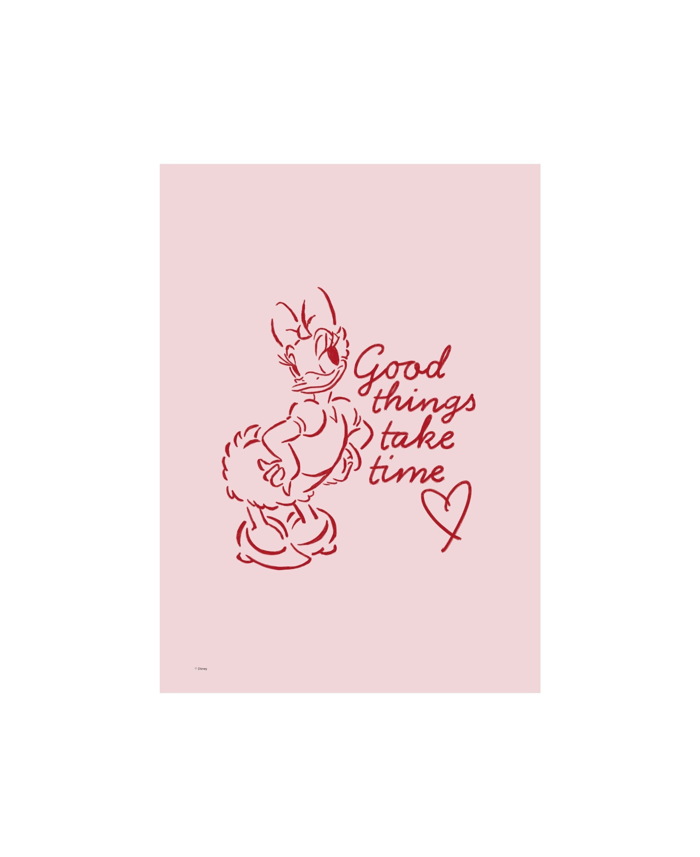 Disney - Good Things Take Time Poster