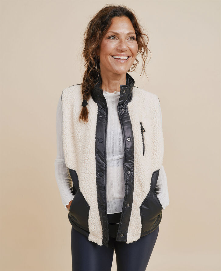 Glacier Fleece Vest - Nero