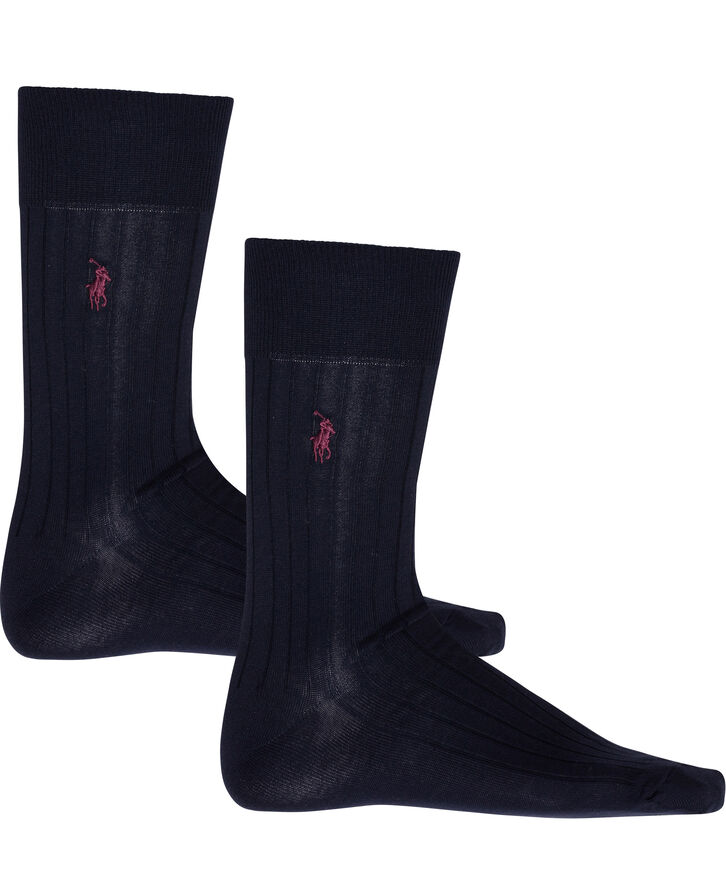 Ribbed Trouser Socks 2-Pack