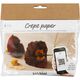 Mini DIY Kit Crepepapir, Valmuer, Stræk/crepe: 180%, 105 g.