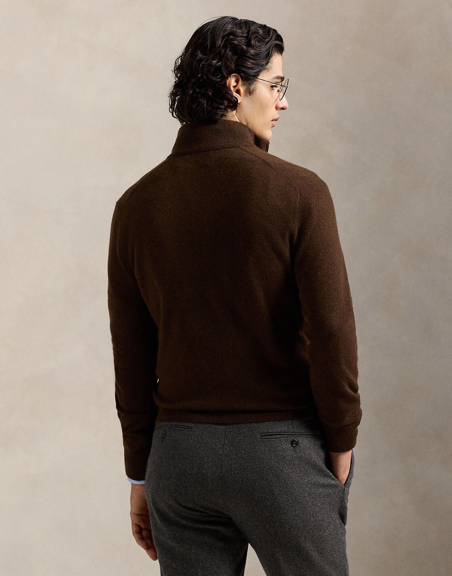 Wool Quarter-Zip Sweater