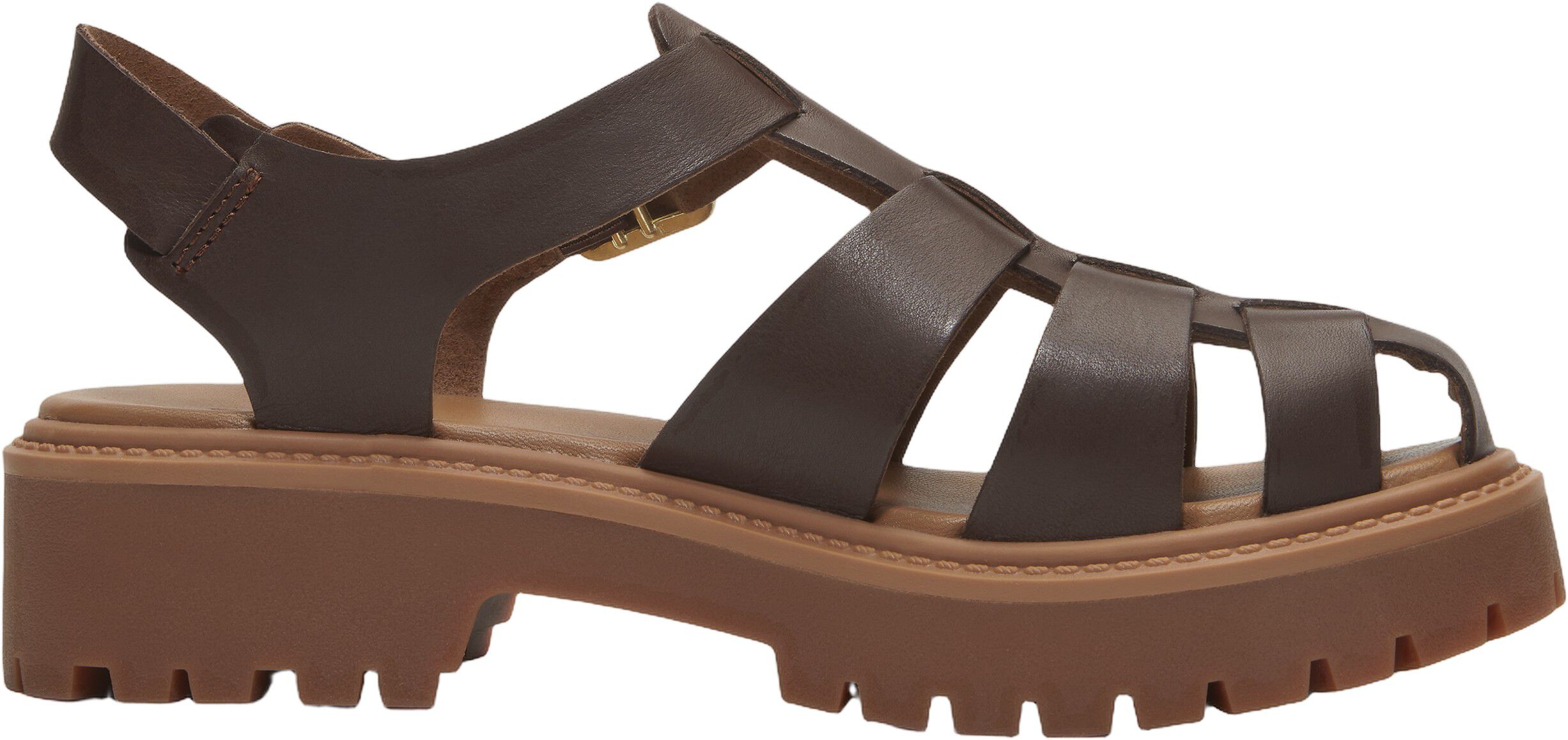 STONE STREET FISHERMAN SANDAL DARK