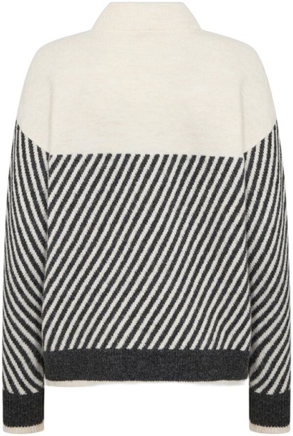 SC-NESSIE STRIPE 71 Pullover Creme
