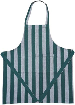 Children Apron 52x64 cm  Birk - Stripe dark green