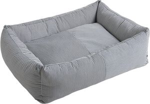 HAY Dogs Bed Zip-Large-Blue and whi