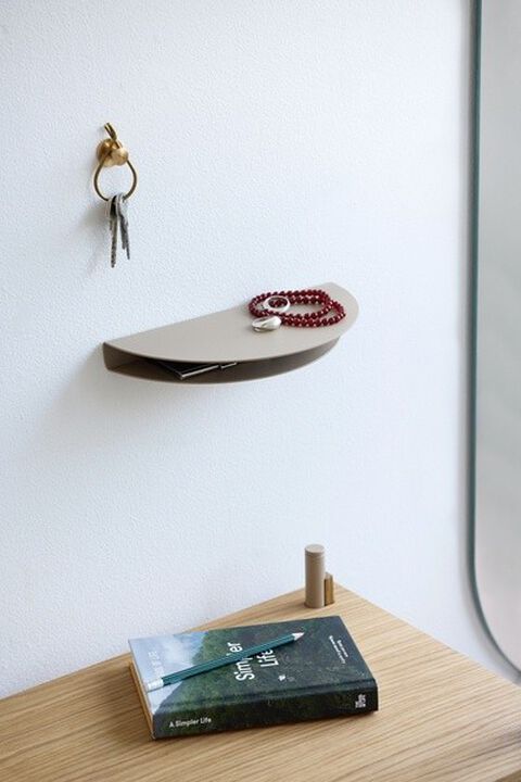 Half Moon Shelf: Sand: Small