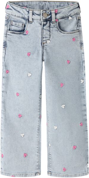 NMFROSE WIDE EMB JEANS 2633-FR NOOS
