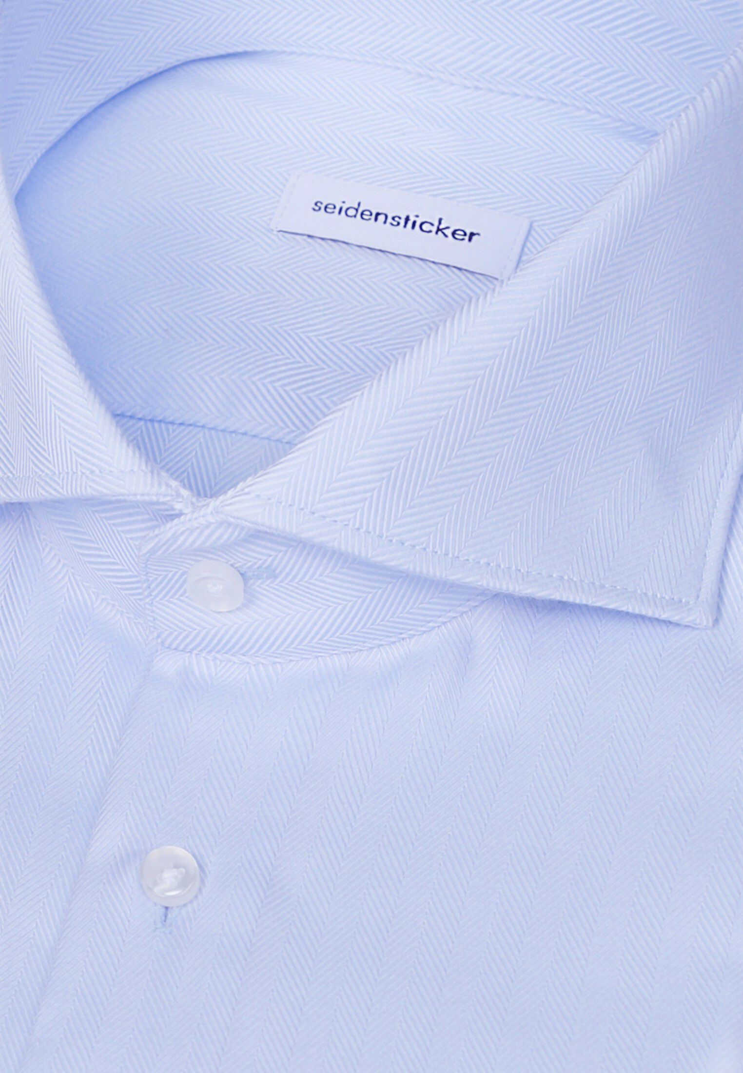 Business shirt Regular 1/1 Shark Collar Herringbone