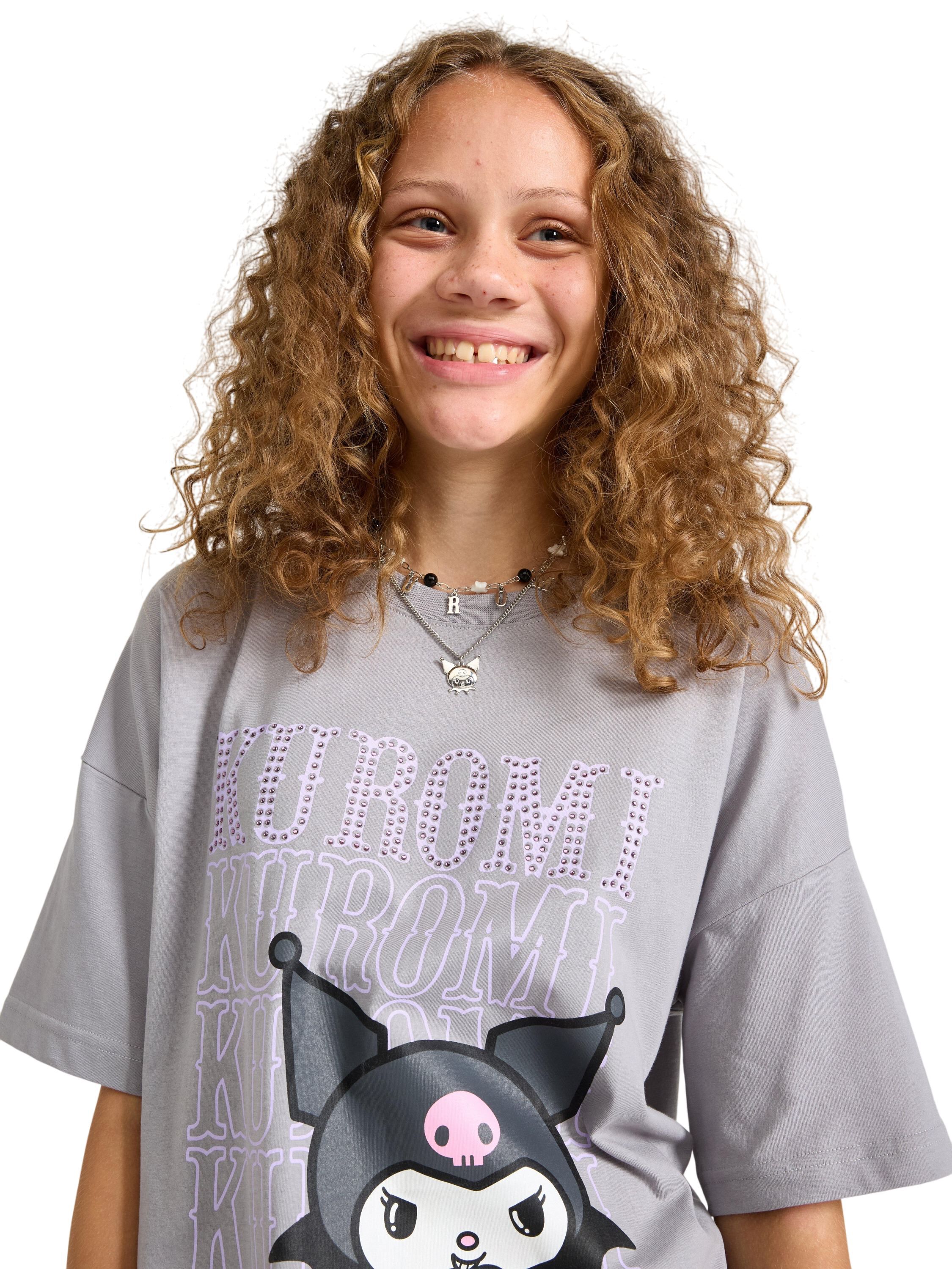 T-skjorte i myk bomullsjersey med K