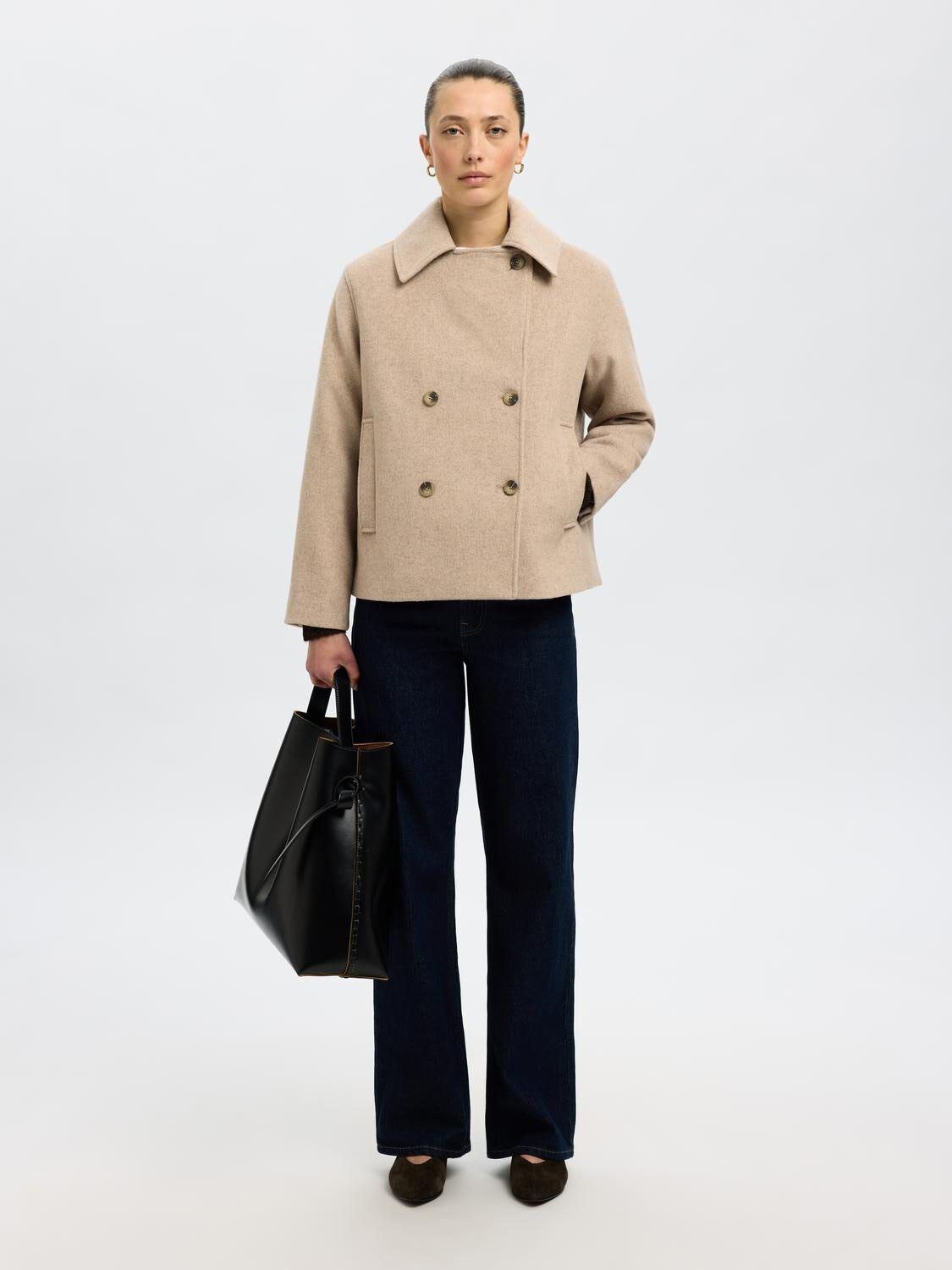 Slfalma Wool Blend Jacket Noos